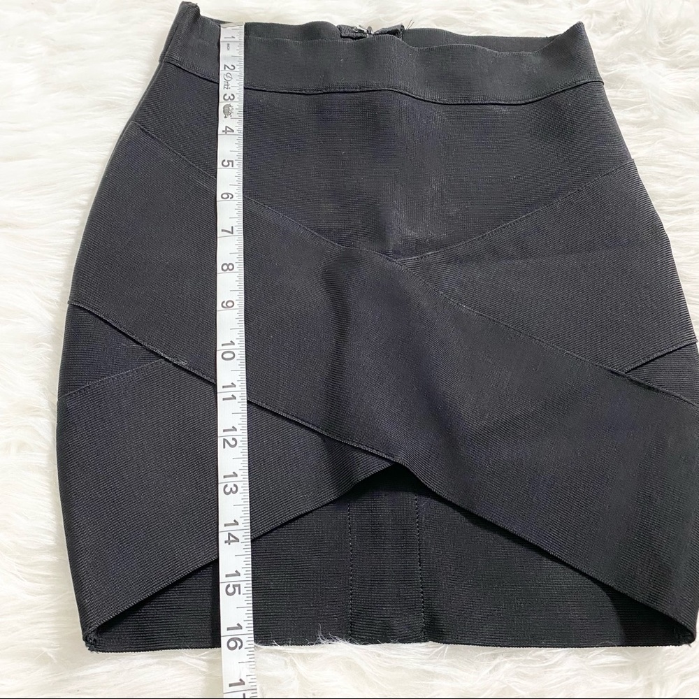 Black Bandage Mini Skirt - Picture 5 of 6